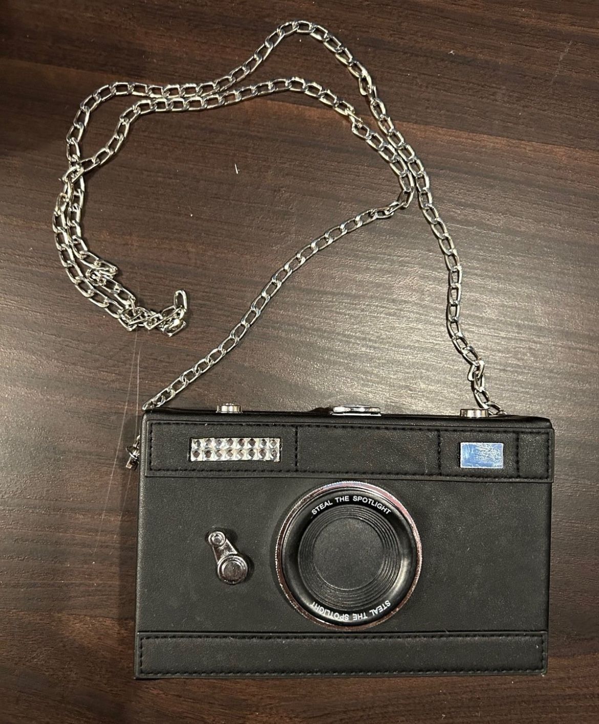 QZUnique Camera Shoulder Bag Snapshot PU Leather Crossbody Bag