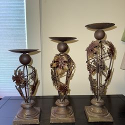 Candleholder set of 3