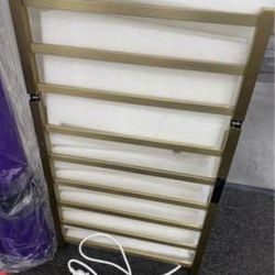 New Towel Warmer Rack for Bathroom with Timer/Fahrenheit Temperature Control Wall Mounted Electric H