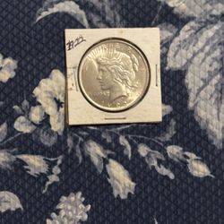 1922 Uncirculated Peace Diver Dollar Protective Holder