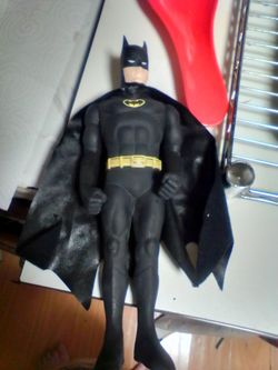 Vintage 1989 Applause DC Comics Batman 11" Action Figure with Cape