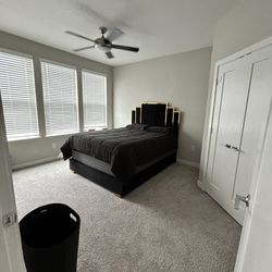Queen Bed frame, Mattress And Box Spring 