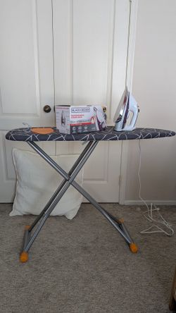 MUST GO 08/24 Iron and ironing board