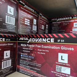 Black Nitrile Gloves, 5 Mil Disposable Powder Free (Case Of 1000 Pcs)