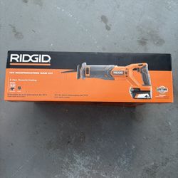 Ridgid 18V Cordless Reciprocating Saw Kit with 4.0 Ah Battery and Charger