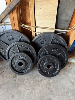 Weights plates 210lbs