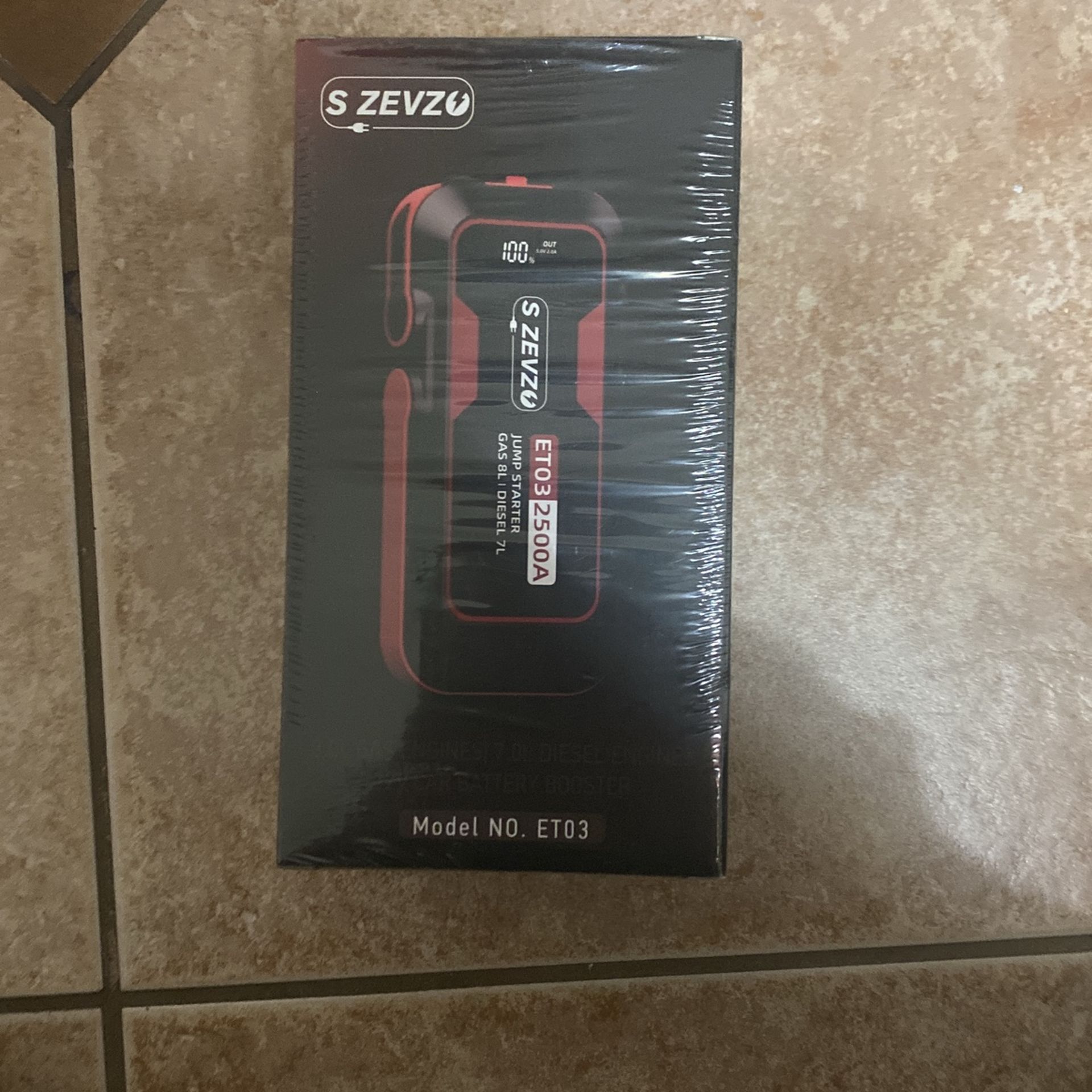 S Zevzo Portable Jump Starter