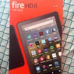 Brand New Amazon Fire HD 8 with Alexa 10th Generation - 8” - Tablet - 32 GB - Black