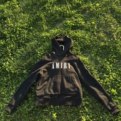 Amiri Logo-Print Oversized Hoodie - Size Small