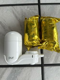 PUR Maxion White House Faucet Mount Water Filtration System Mercury Chlorine Lead Filter