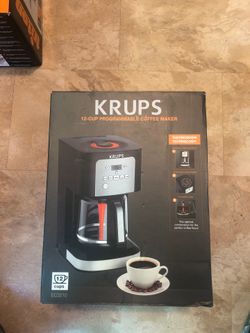 KRUPS EC321 Krups 12-CUP PROGRAMMABLE COFFEE MAKER brand new