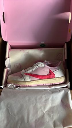 Travis Scott Jordan 1 Low Tropical Pink PS Sz 1.5Y