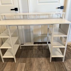White Modern Desk