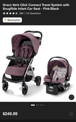 Graco Verb travel System Plum New In Box