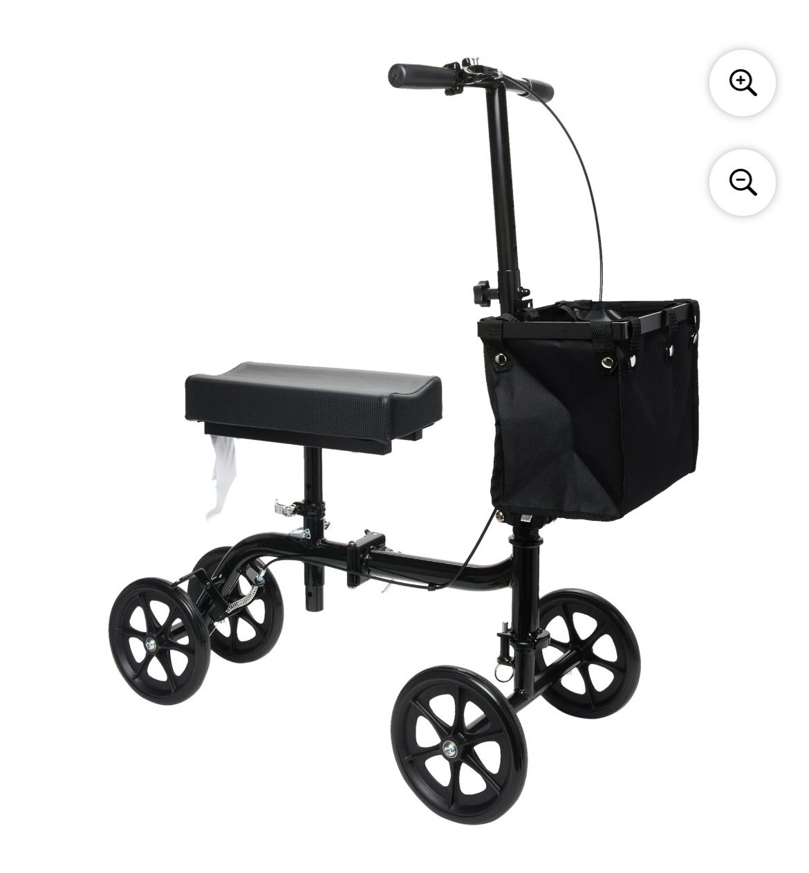 Folding Knee Walker with Storage Bag