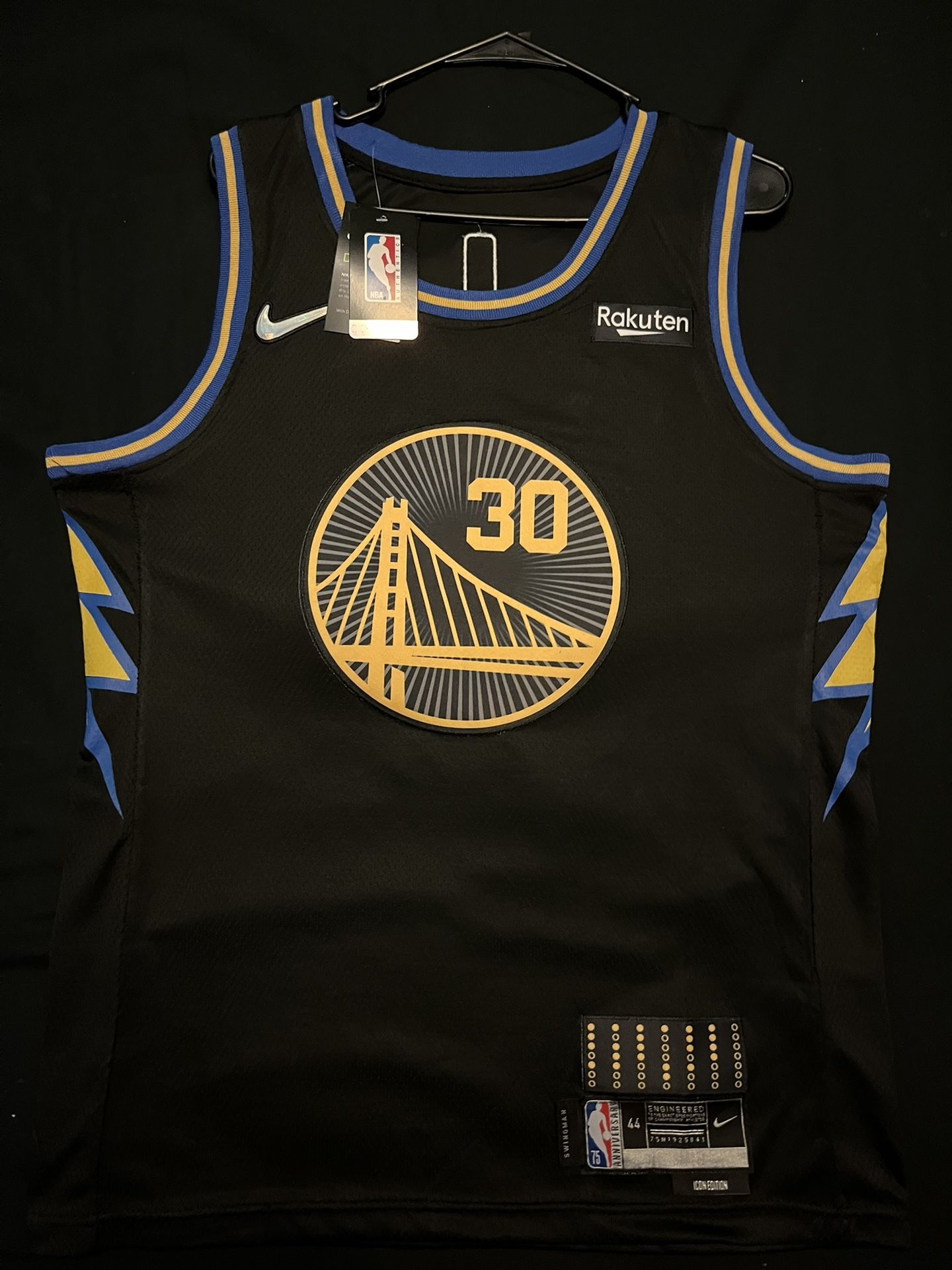 Stephen Curry 75th NBA Anniversary jersey