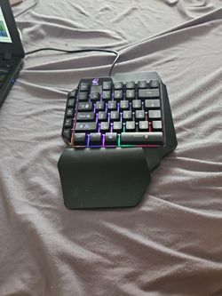 One Handed Gaming Keyboard Led Functions