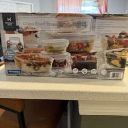 Glass Food Storage Set