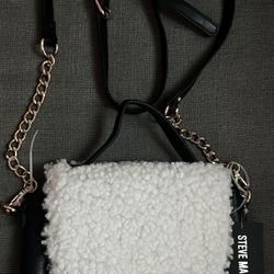 Steve Madden Sherpa Crossbody Purse 