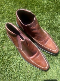 Brown leather shoes sz 7