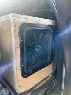 15”inch subwoofer kicker