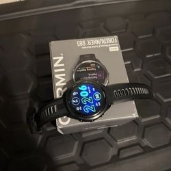 Garmin Forerunner 965 Black Case Silicone Band