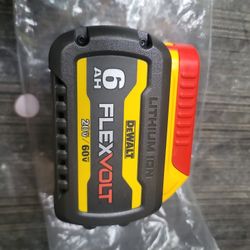 DEWALT 20V/60VMAX FLEXVOLT BATTERIE 6.0AH NEW 