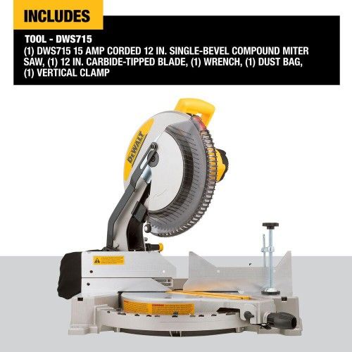 Dewalt 12" Compound Miter Saw