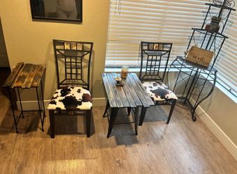 HANDMADE FARMHOUSE DINING/COFFEE SET – $175 OBO