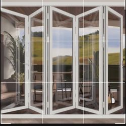 Teza Bi Fold Door 12 By 8 White