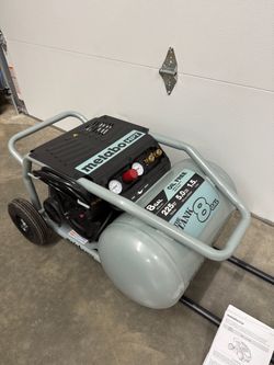 Metabo HPT 8-Gallon Portable Electric 225 PSI Horizontal Air Compressor $479 plus tax at Lowe's   The TANK™ 8-Gal Trolley Air Compressor (EC1315S) has