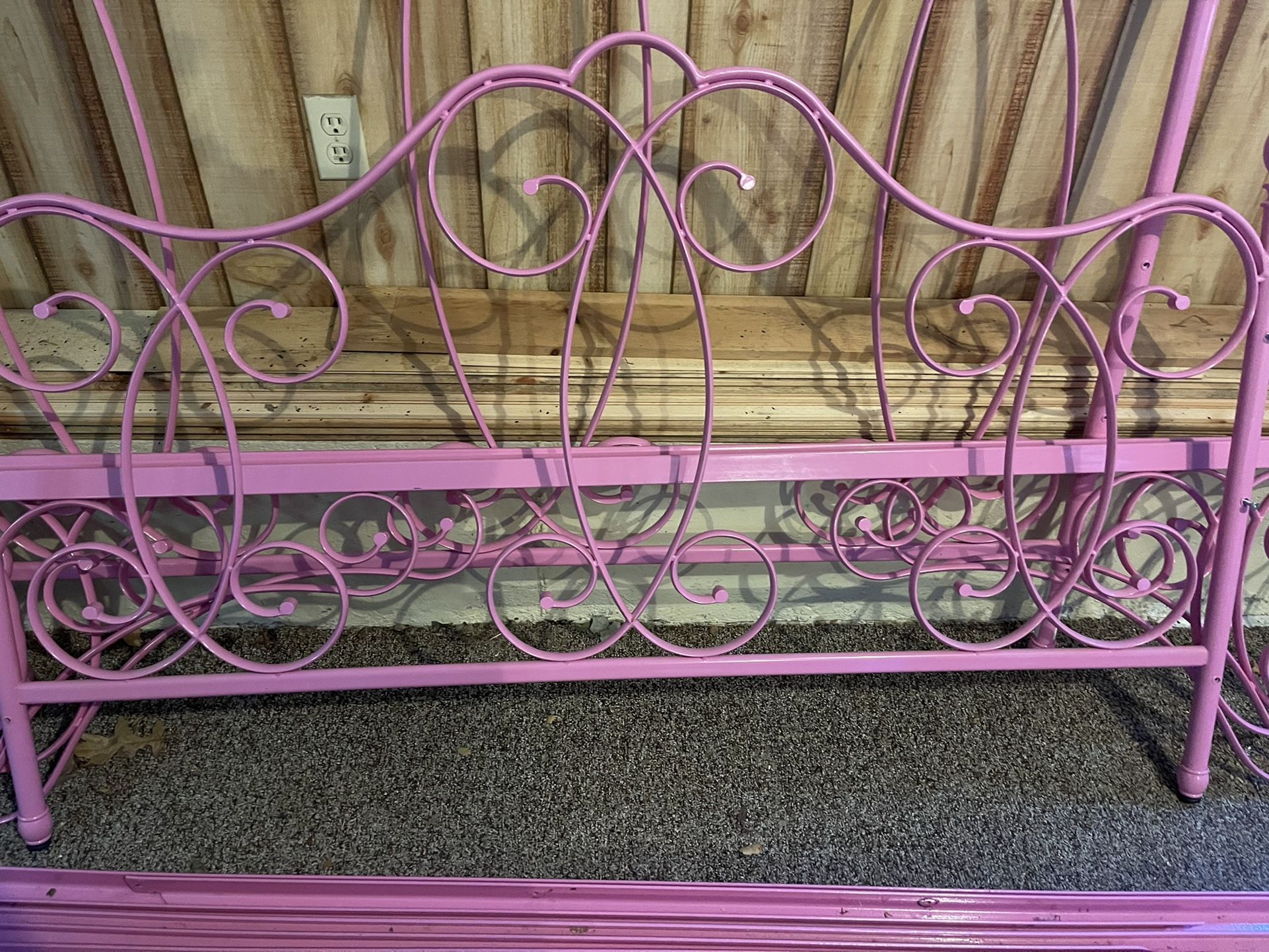 Queen Size Pink Bed Frame Pottery Barn