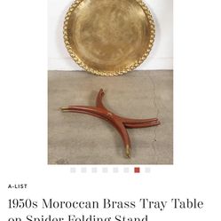 Vintage Brass Table