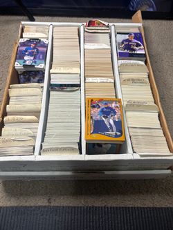 Misc 2001-2002 box of baseball cards