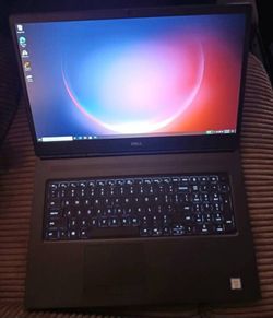 Fast 17" Dell Precision WorkStation Laptop Intel Hexa Core 5.1 GHz CPU 32GB RAM 1TB SSD NVMe Nvidia RTX 4000 8 GB DDR6 Graphics Windows 11 Pro 64 OS 