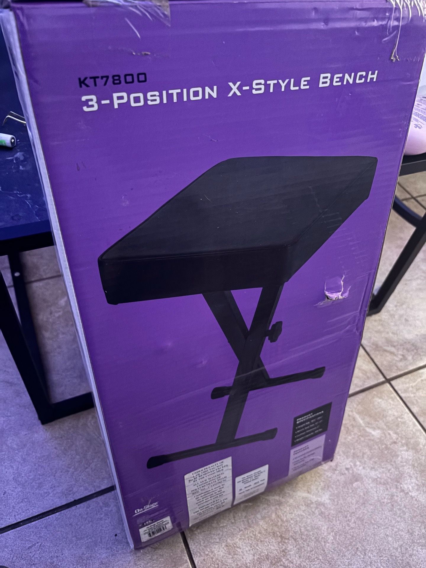Portable workout bench