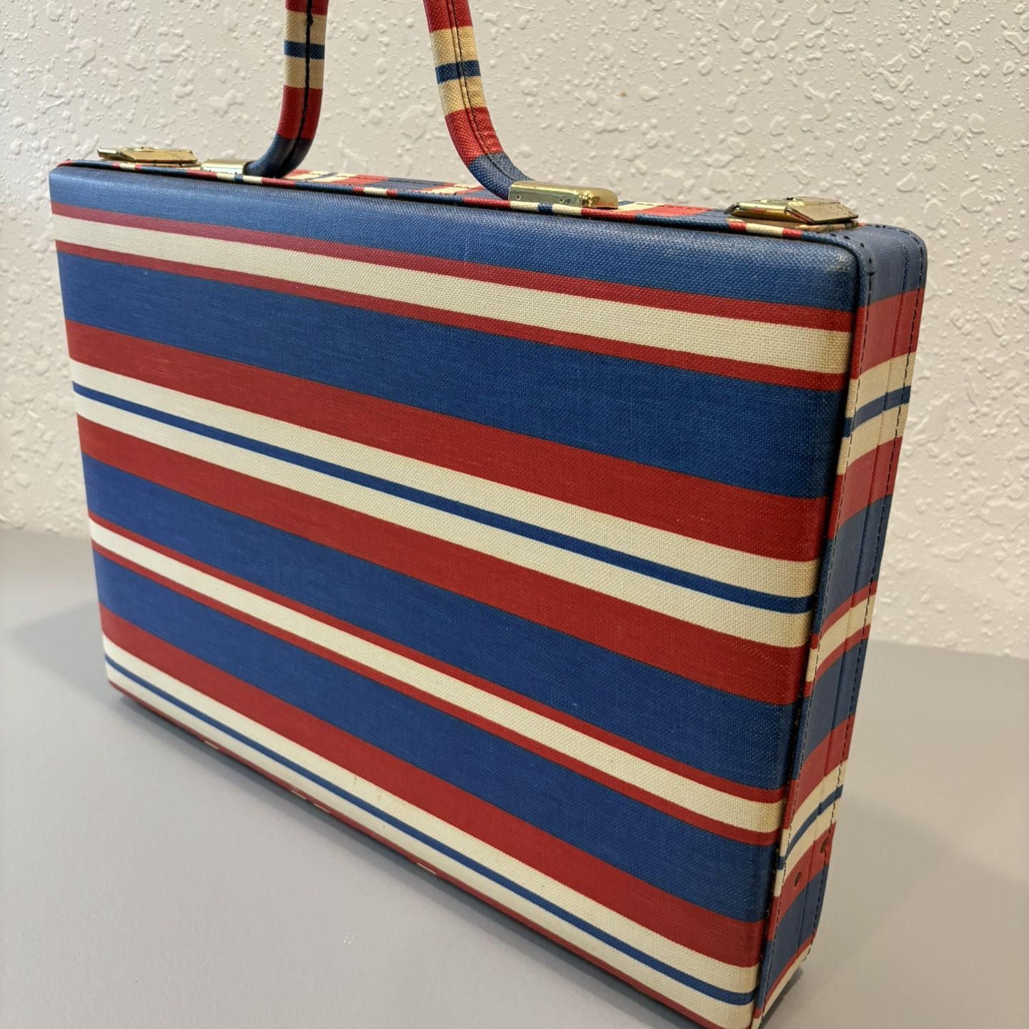 Vintage Briefcase 🇺🇸 Red, White & Blue
