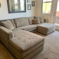 Macy’s Sectional W Matching Ottoman