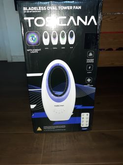 TOSCANA  FAN  NUEVO NUNCA USADO CON SU CONTROL.Y SU CAJA