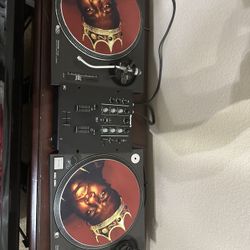 Technics 1200 Mk2 Black Turntables 