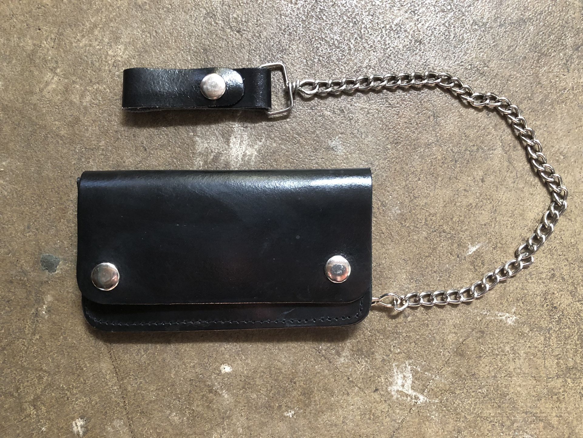 Bikers Chain Wallet Dual Snap