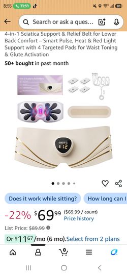 4-in-1 Sciatica Support & Relief belt