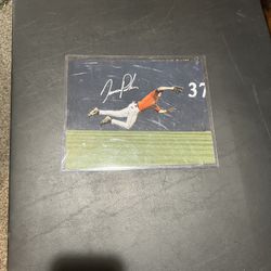 SF Giants Jarret Parker Autographed Picture