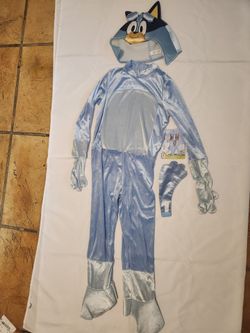 Bluey Costume with Hood and Gloves 3t-4t
