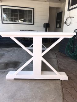Hand made farm house table new