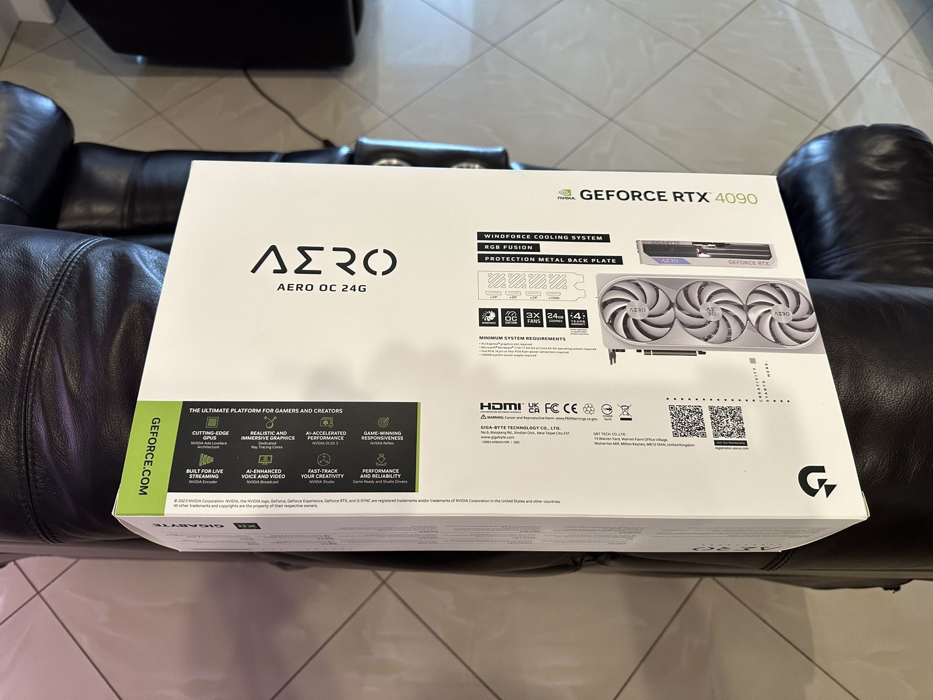 Geforce RTX 4090 Aero OC 24GB GPU