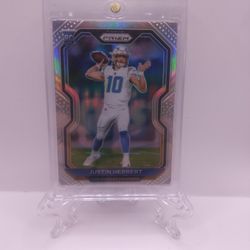 Justin Herbert Rc Silver Prizm