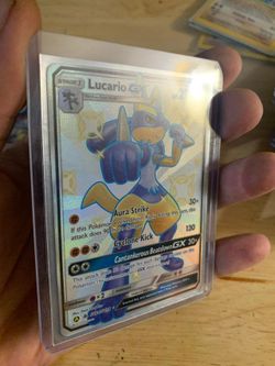 Pokman cards Gx Shiny lucario
