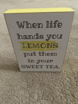 Wooden Decorative Sign