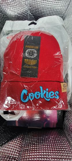 Cookies Beanie Brand New Red Burgundy